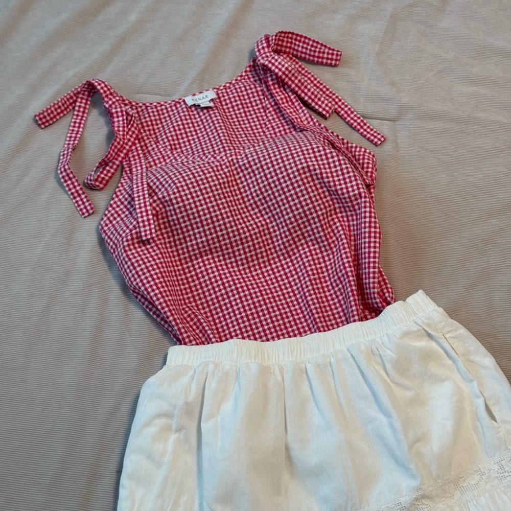 Kenar Gingham Tank Top